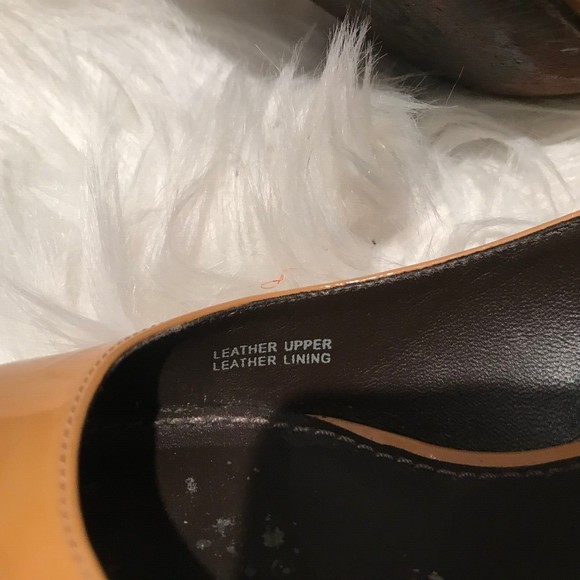 Authentic Designer Vera Wang Kitten Strap Patent Slingbacks - all leather 7.5M - Picture 3 of 8